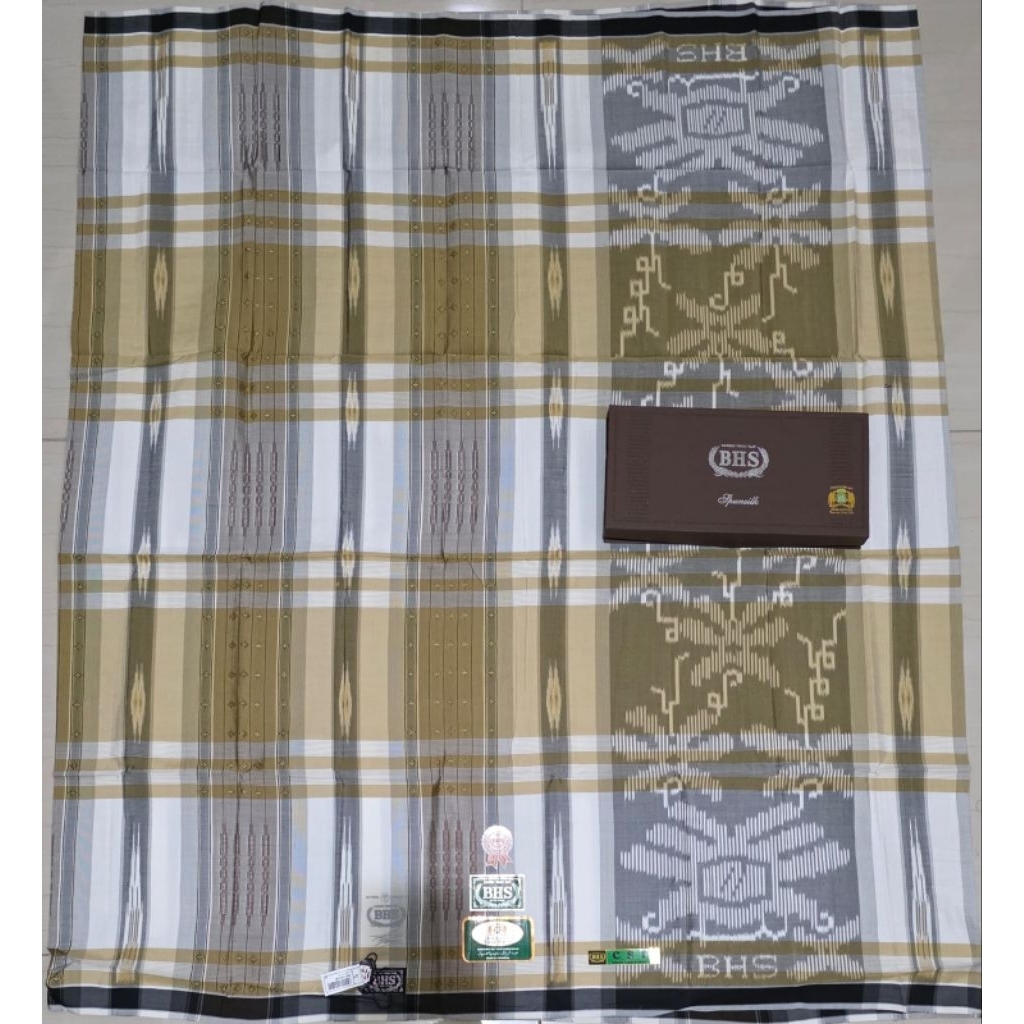 Sarung BHS FULL SUTRA 210 Motif CSI Silver