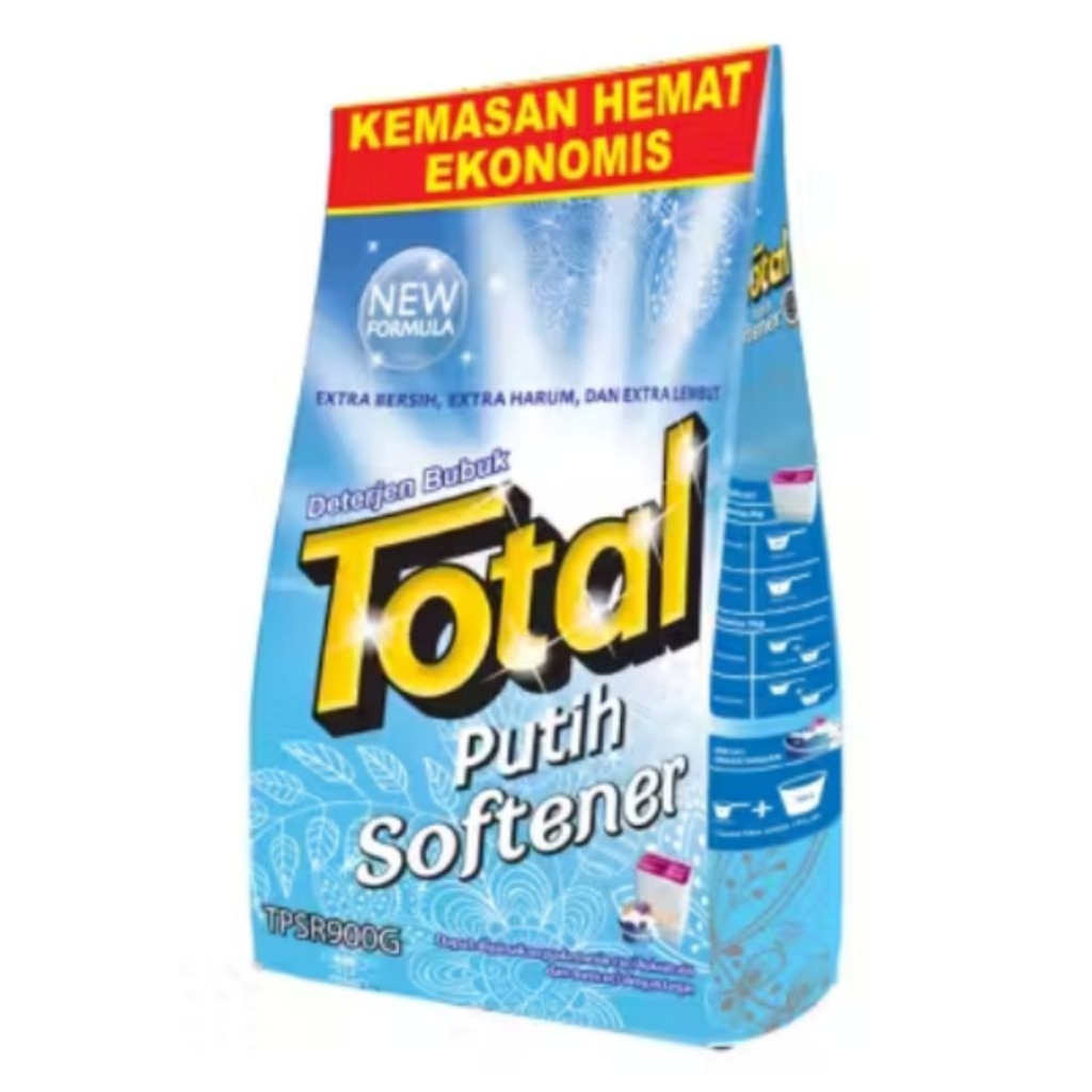 Deterjen Bubuk TOTAL putih alami