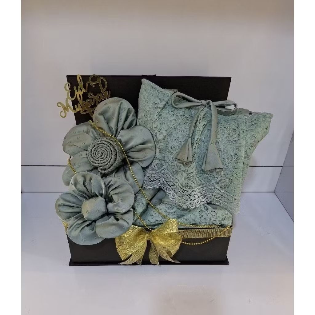 Mukena Premium/Mukena mewah with Hampers box