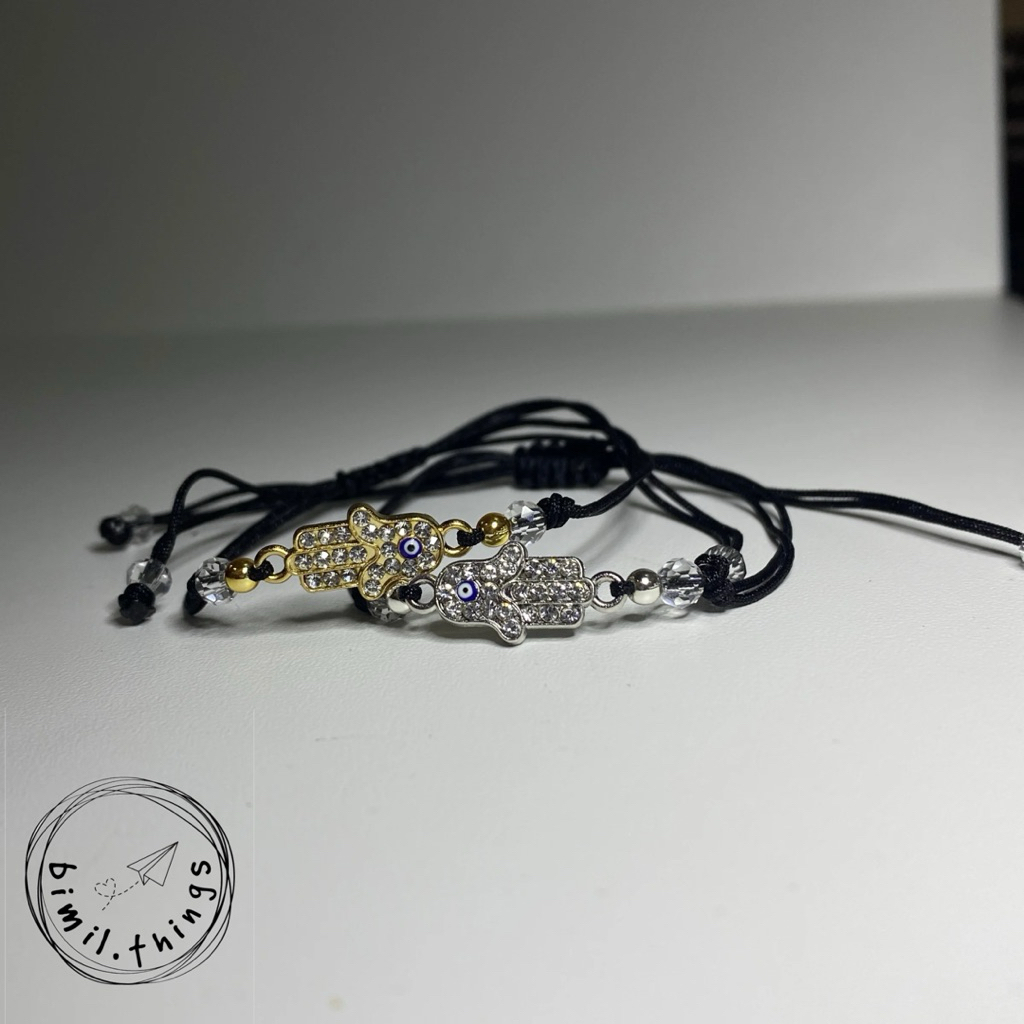 [Bimil.Things] Hamsa Hand || Hand of Fatimah || Nazar Bonchogu || Bracelet || Gelang || Gelang Tali