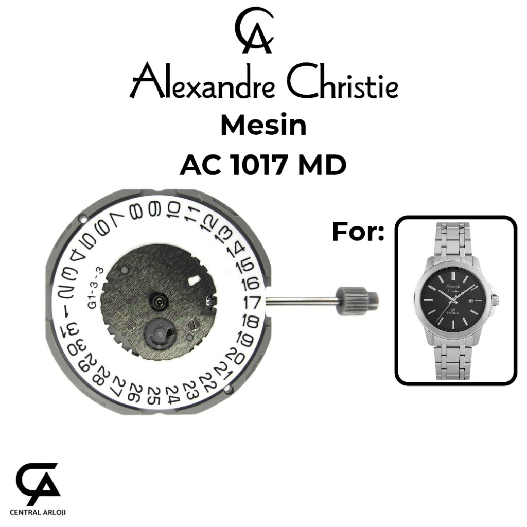 Mesin Original Alexandre Christie AC 1017 MD