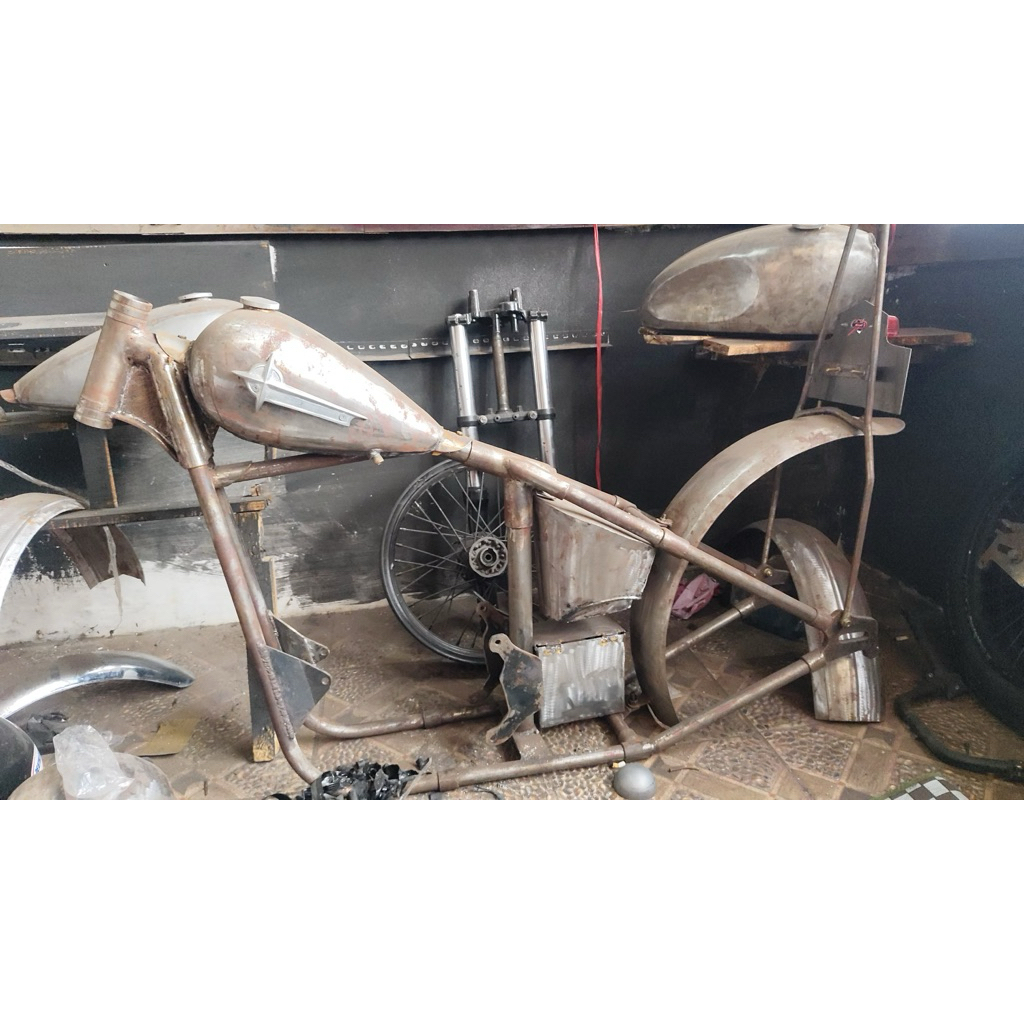 rangka motor choper