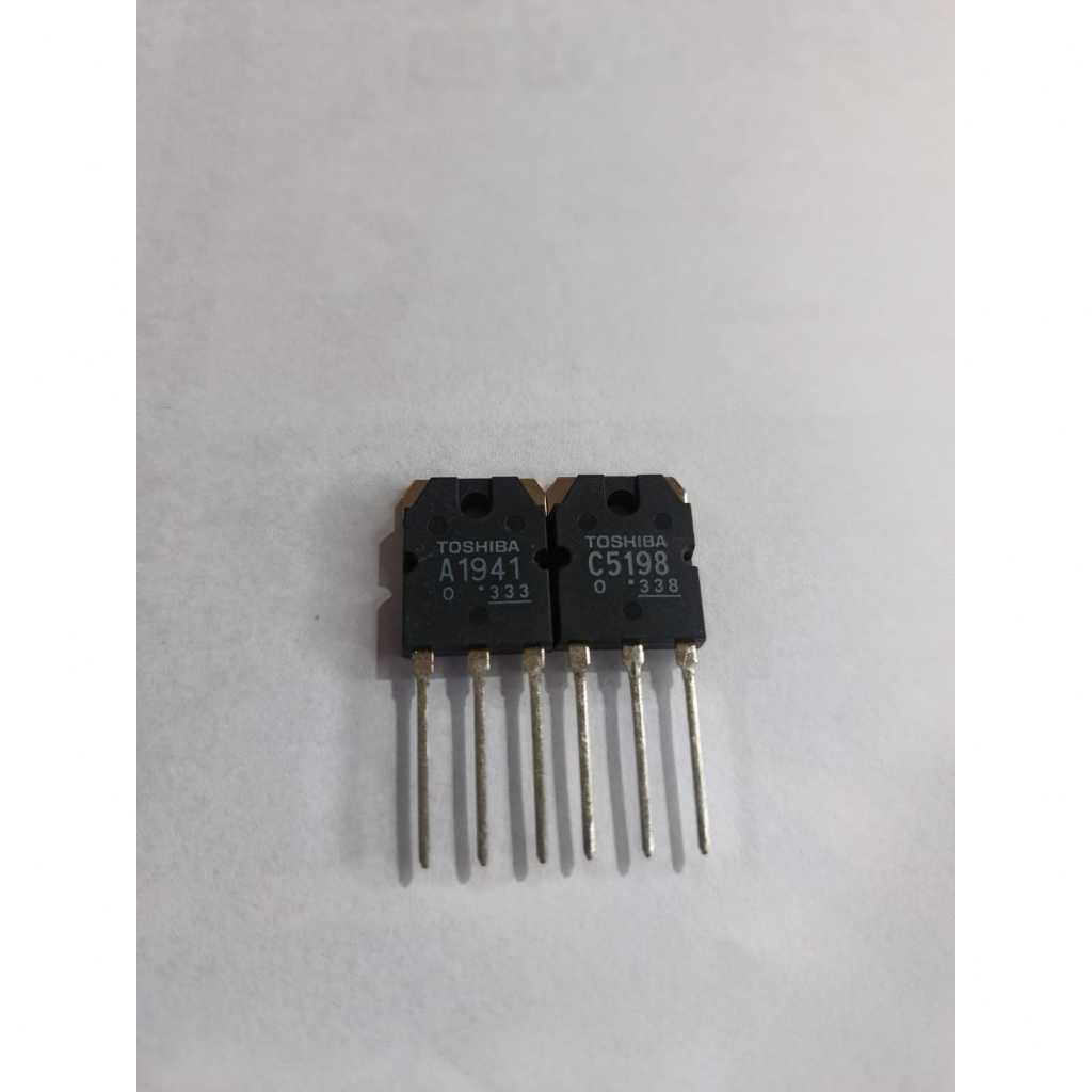 TRANSISTOR FINAL TOSHIBA A1941 C5198 JAPAN