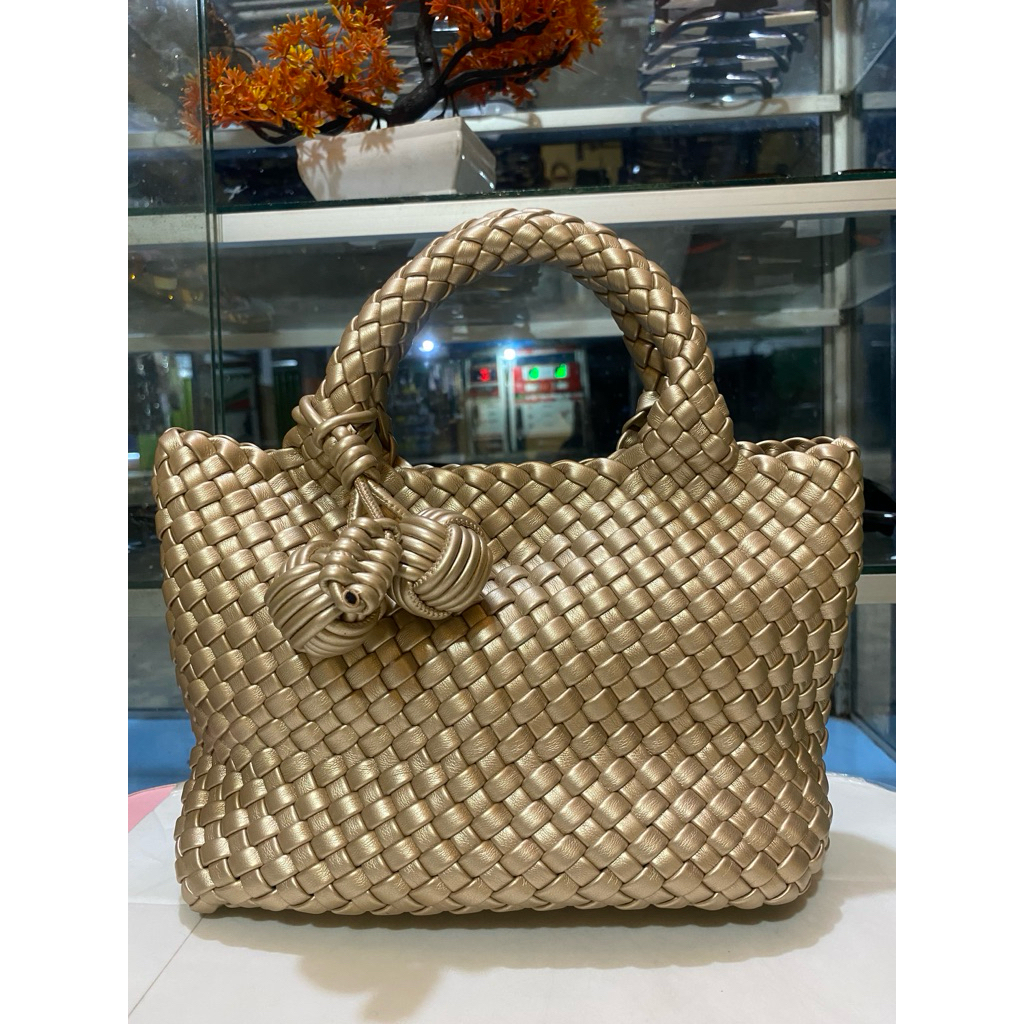 Tas Anyam premium bronze