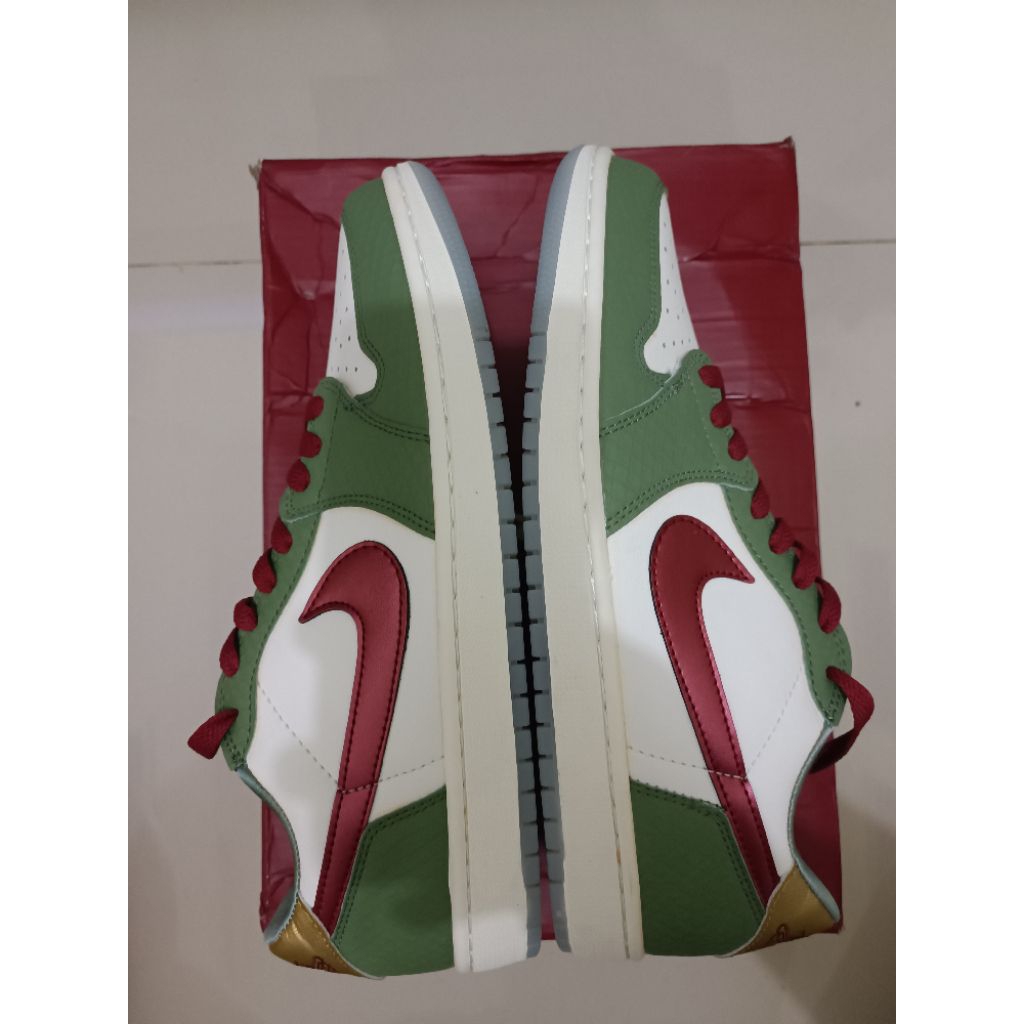 Nike Air Jordan 1 Low OG "Chinese New Year" or "Year of the Dragon" Sneakers - Size 43 Tag Sample