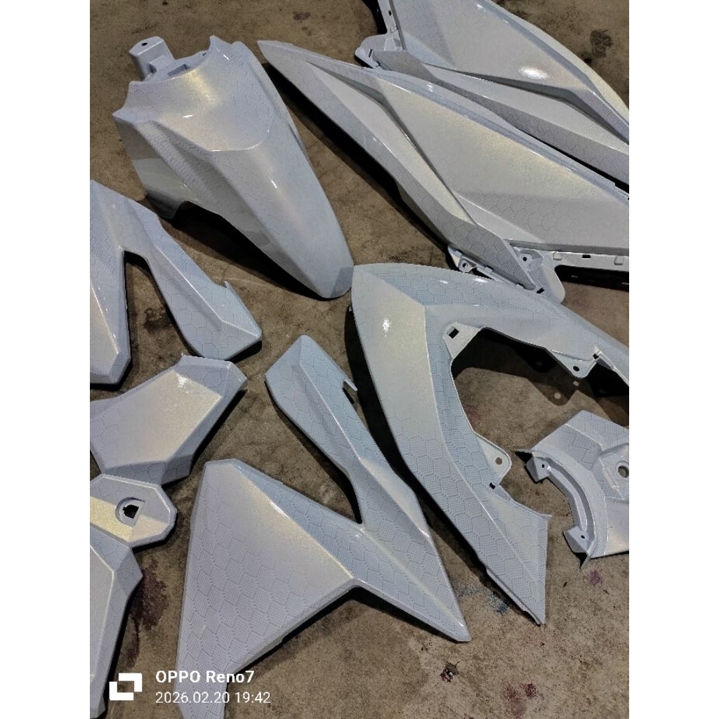 body set honda vario led old 125/150cc costum carbon wtp