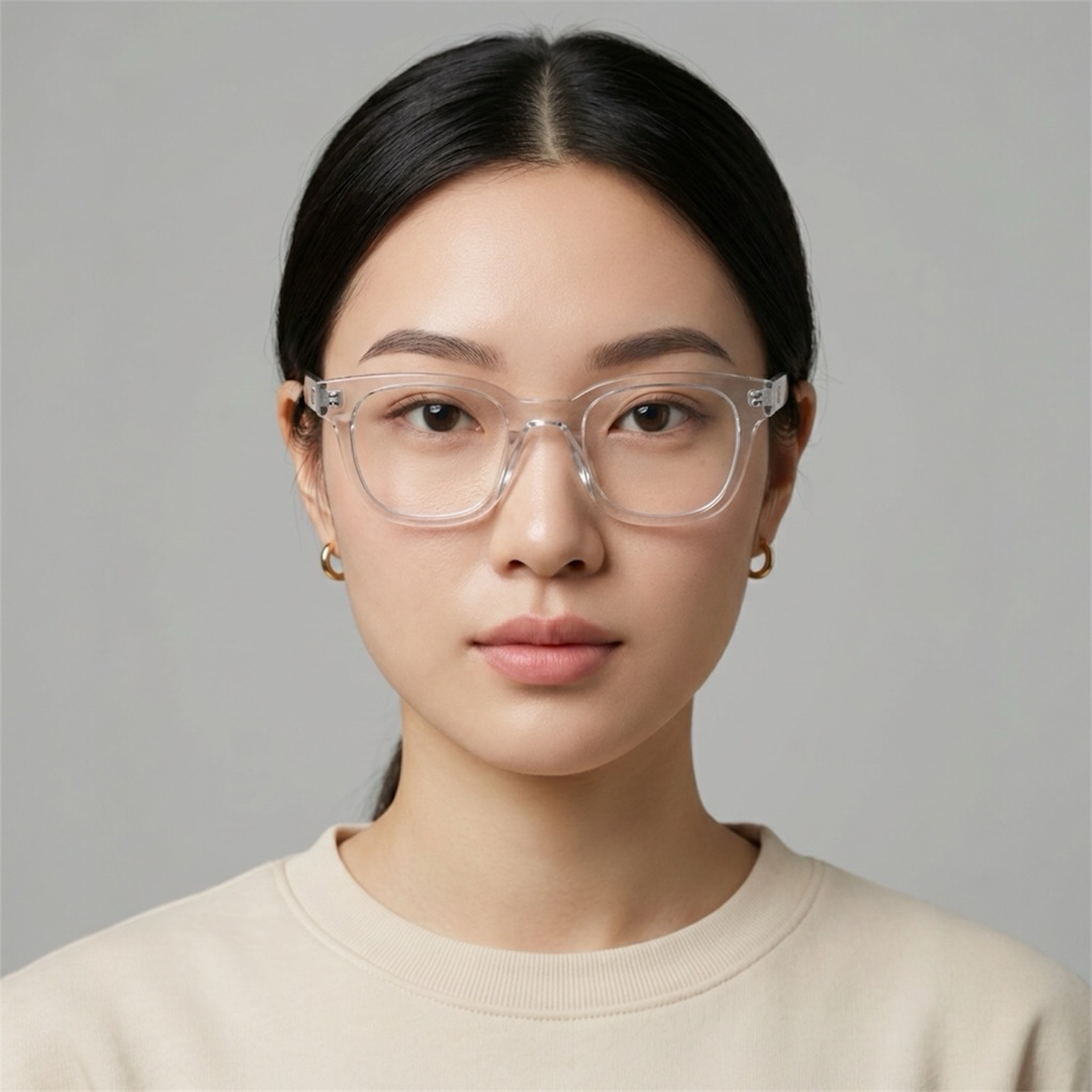 AKARA-007B | KACAMATA VINCENT ORIGINAL HIGH QUALITY FULL TRANSPARAN | KACAMATA PUTIH KACAMATA TRANSP