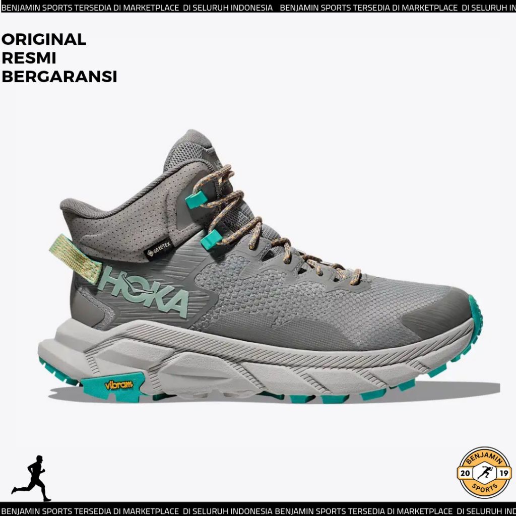 Sepatu trail running pria Hoka Trail code goretex hi Original resmi