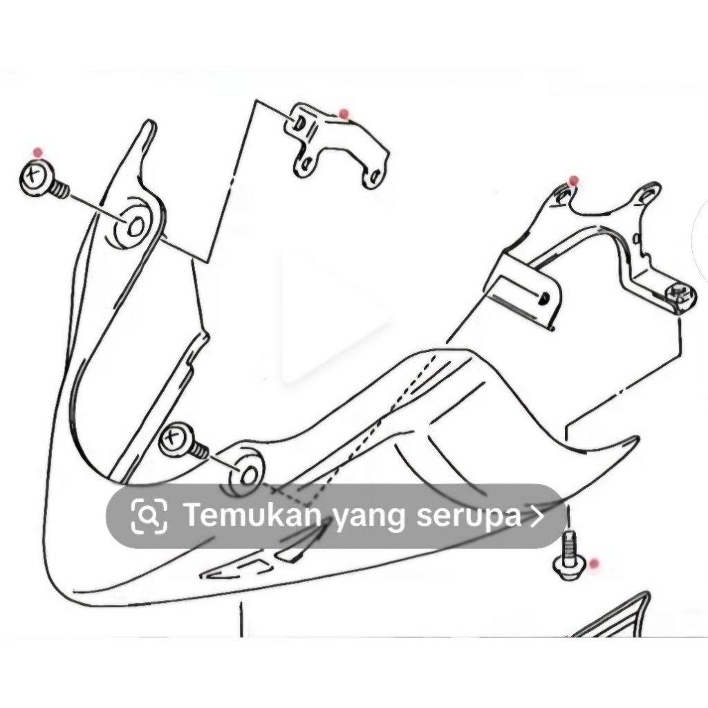 bracket cowling raider 150 ori sgp thailand