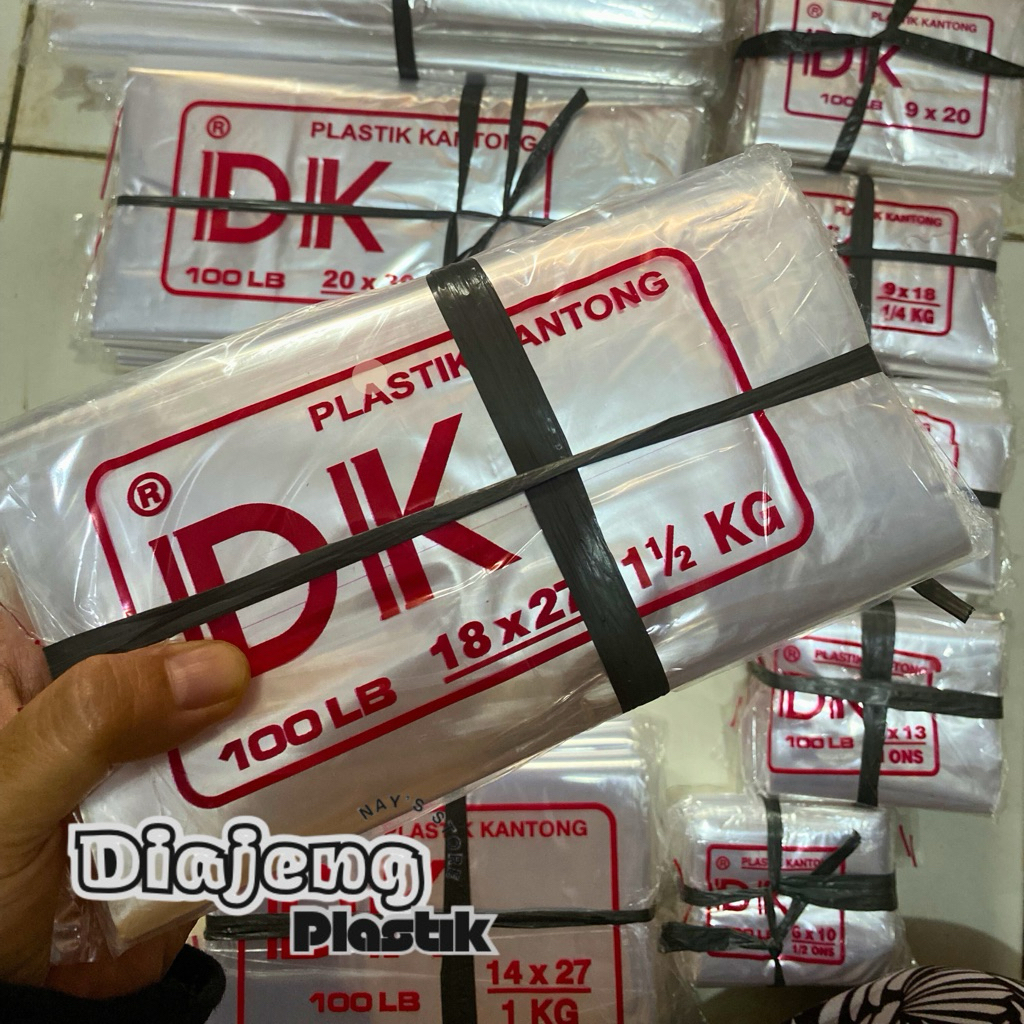 Plastik DK 1,5 KG - Bening, Tahan Panas, Tidak Mudah Sobek