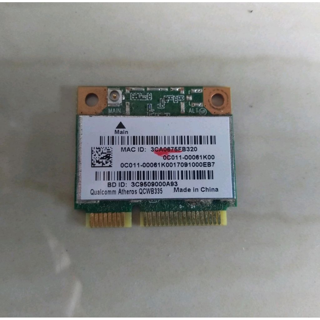 Modem WiFi Combo Bluetooth 4 WLAN Card Half Mini PCI-E Qualcomm Atheros QCWB335 QCWB 335