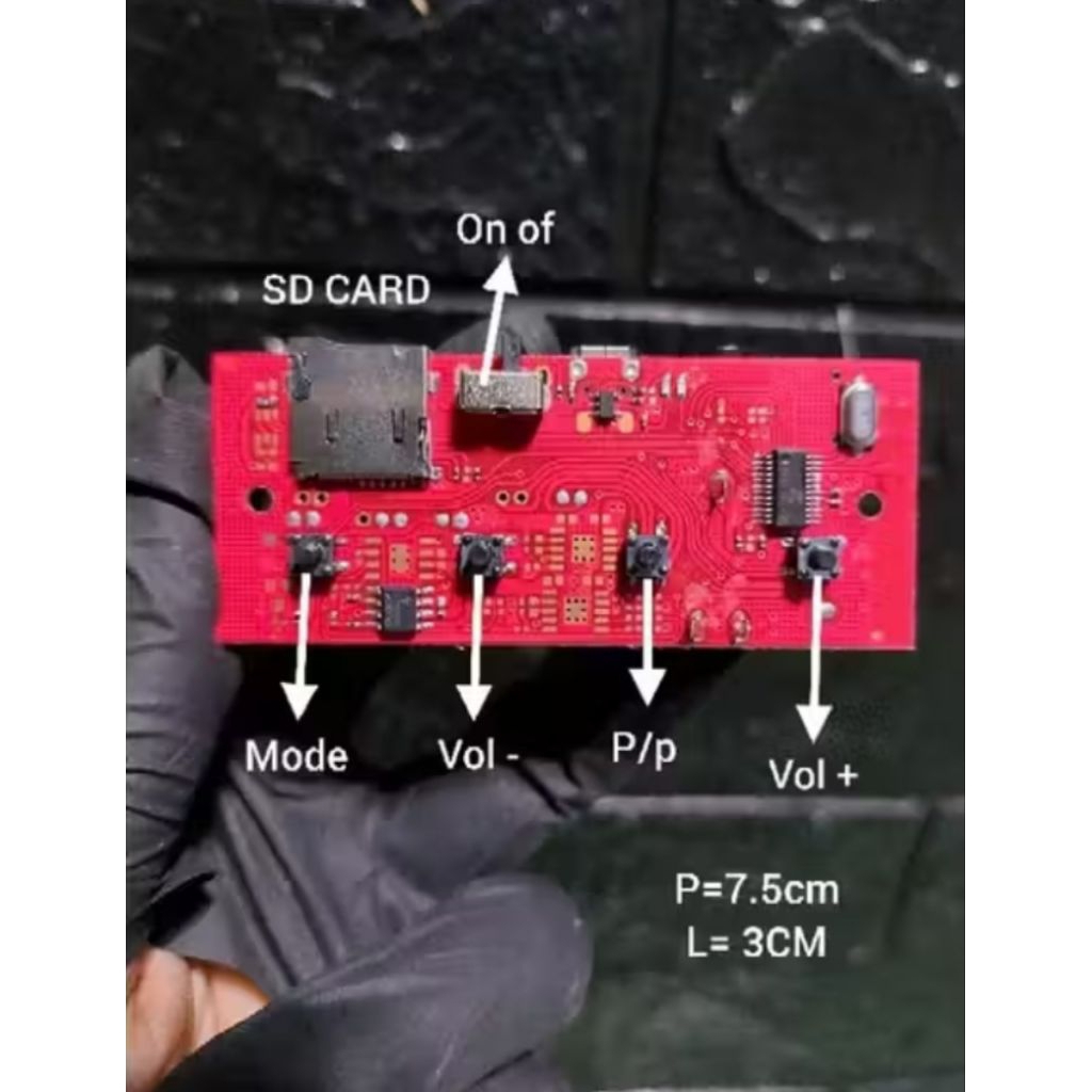 Modul Mp3 Bluetooth Radio Jack Besar Karaoke