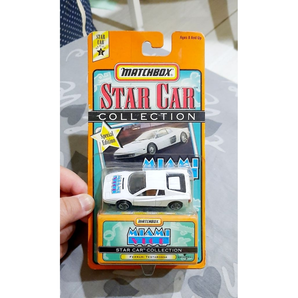 MATCHBOX STAR CAR MIAMI VICE FERRARI TESTAROSSA
