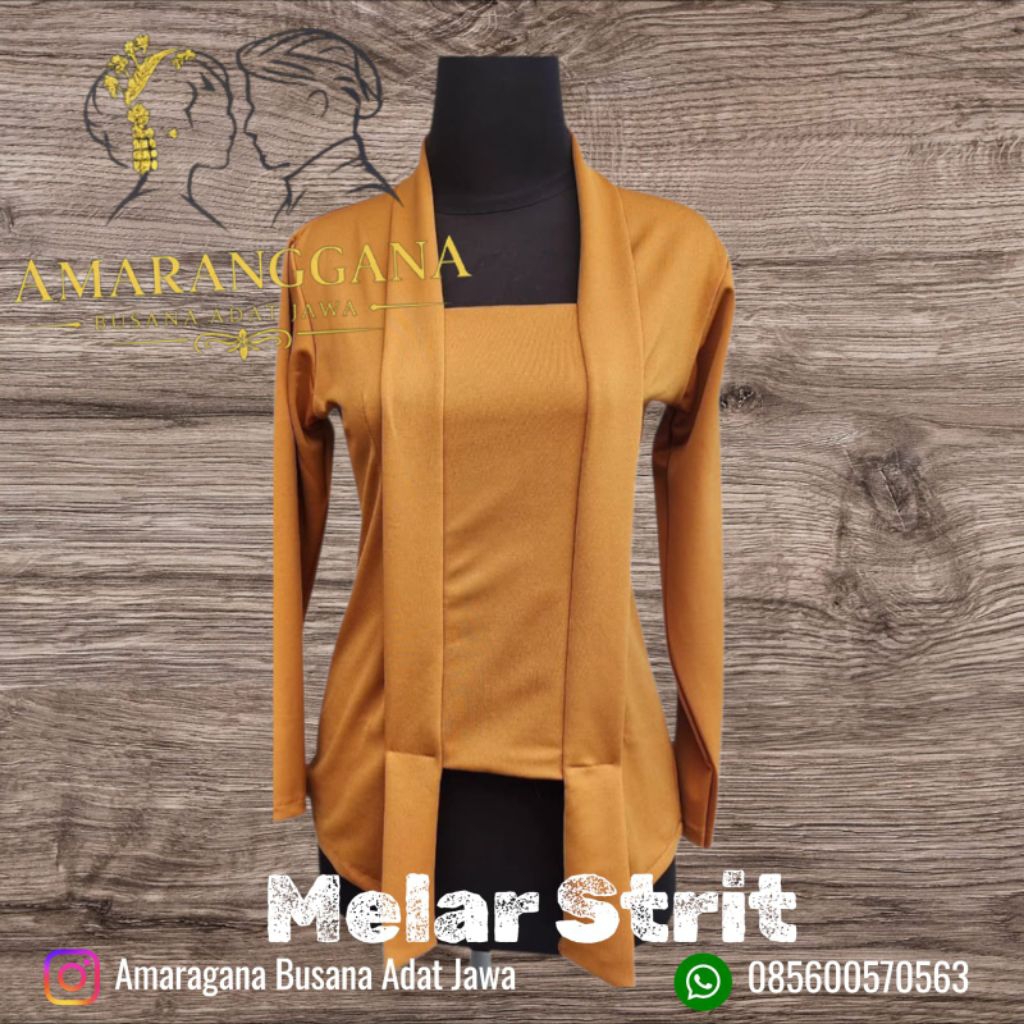 Kebaya/ Kebayak Polos Model Kutu Baru