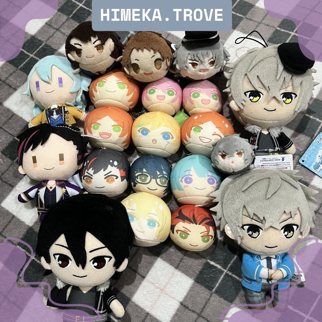 Ensemble Stars Plush Doll – Tetora, Ritsu, Koga, Kuro, Mao, Shinobu, Tsukasa, Tsumugi, Midori, Makot