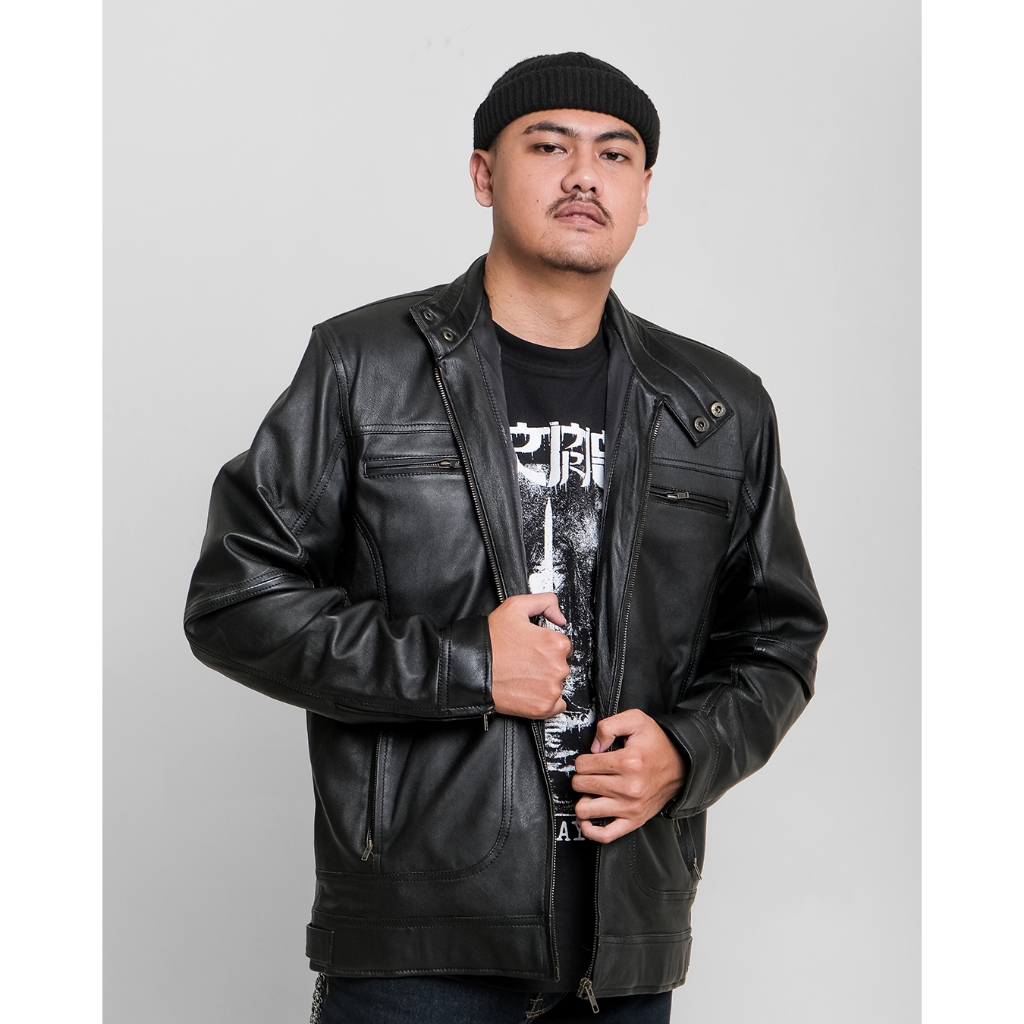 BIker Leather Jaket (Jaket Kulit Biker)