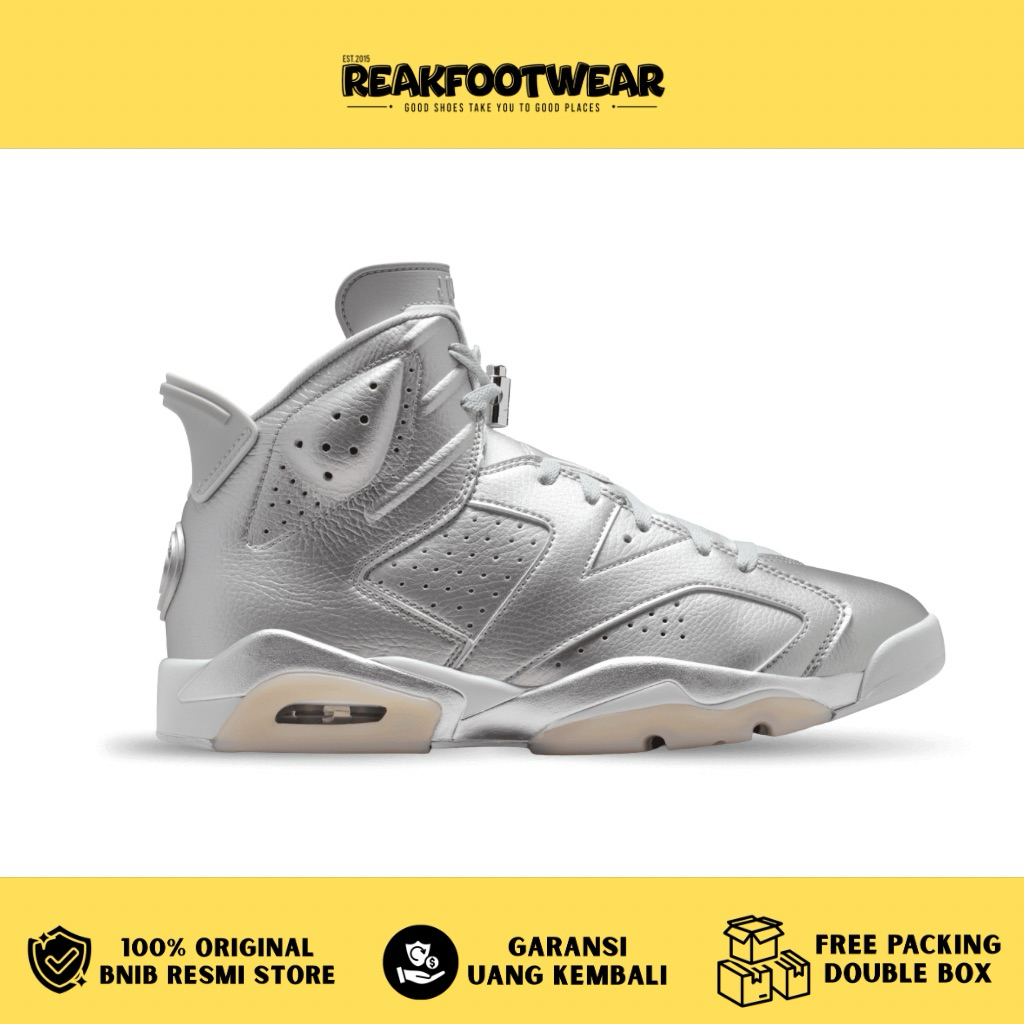 Jordan 6 Retro PSG Paris Saint-Germain Silver 100% Authentic - IQ5135-001