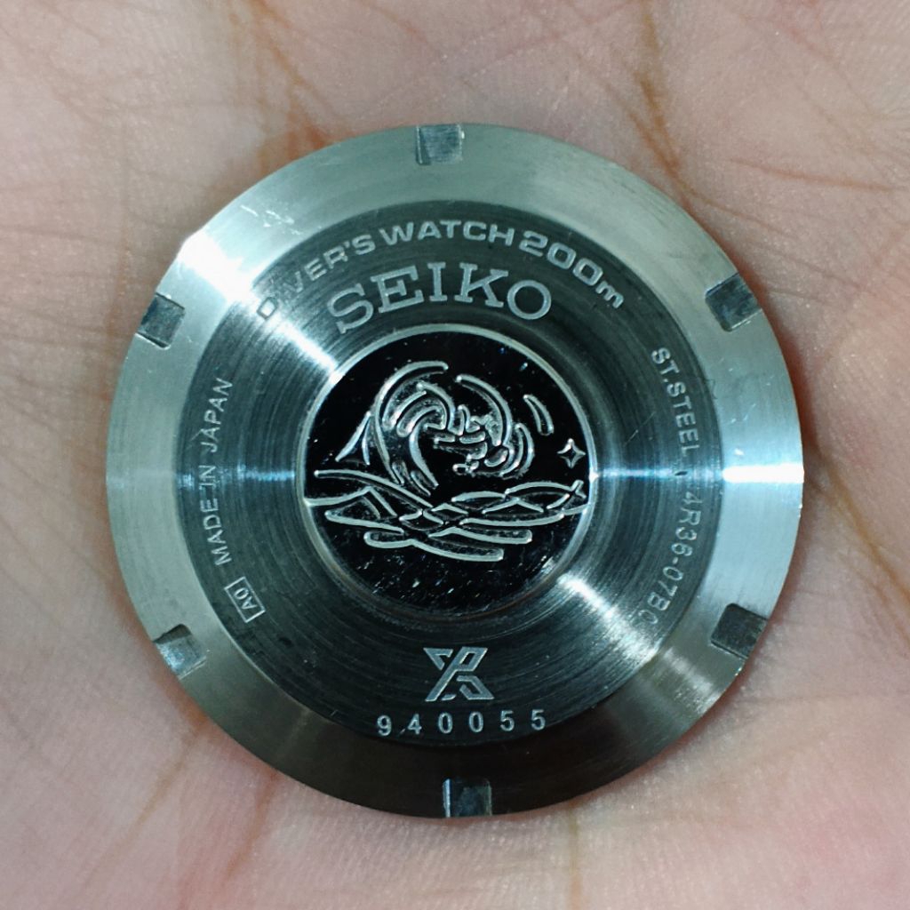 back case Seiko monster original 4r36 copotan tutup belakang Seiko skx mod 7s26