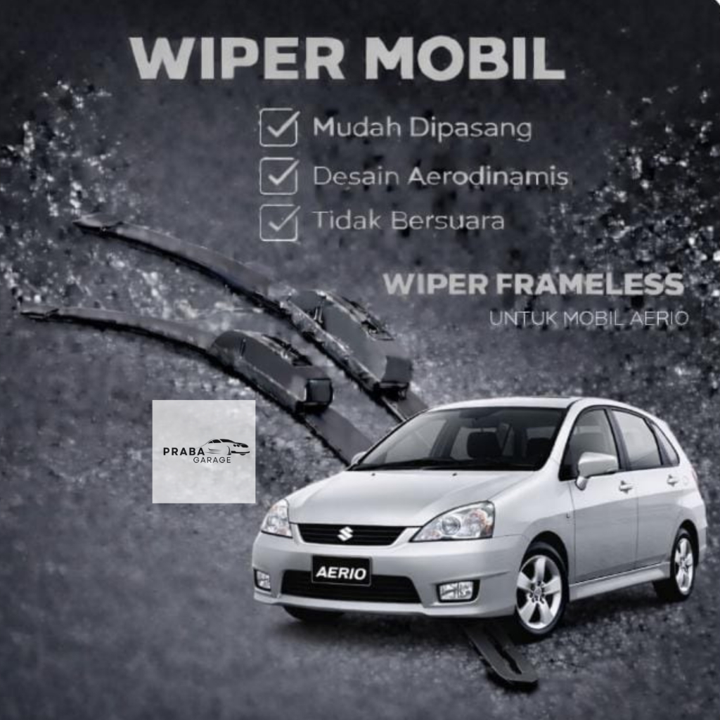 Wiper Frameless Aerio 2003 Wiper Aerio Depan 1 Set