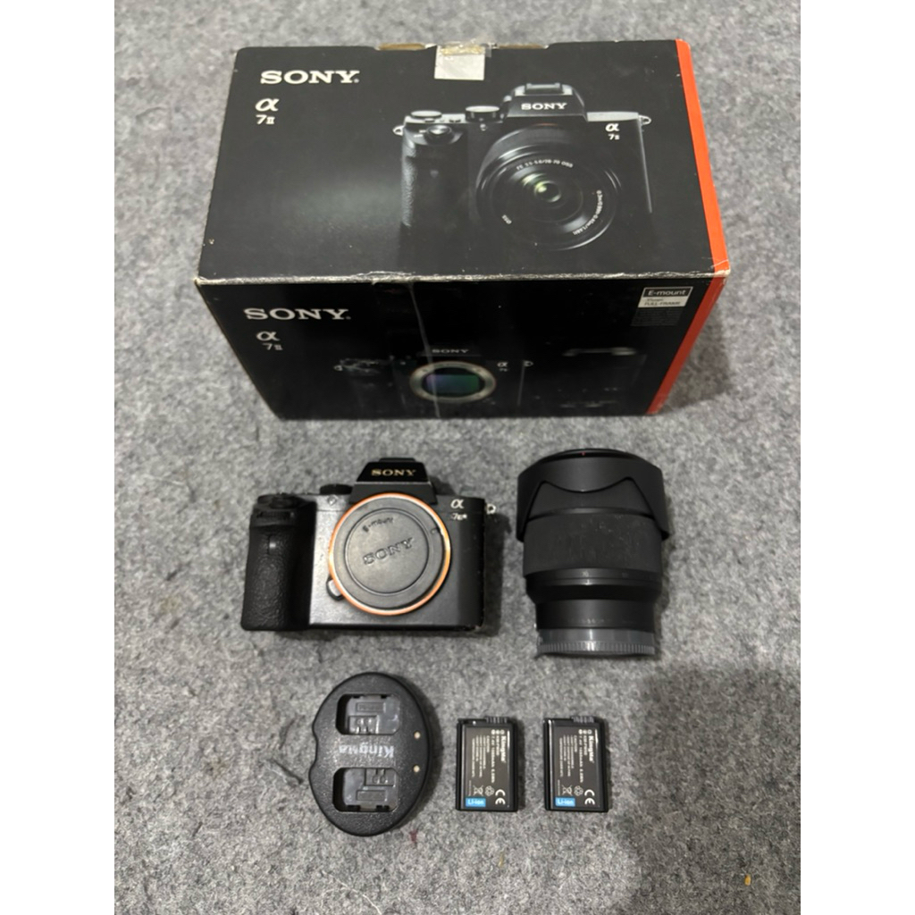kamera sony a7ii dan lensa kit 28-70