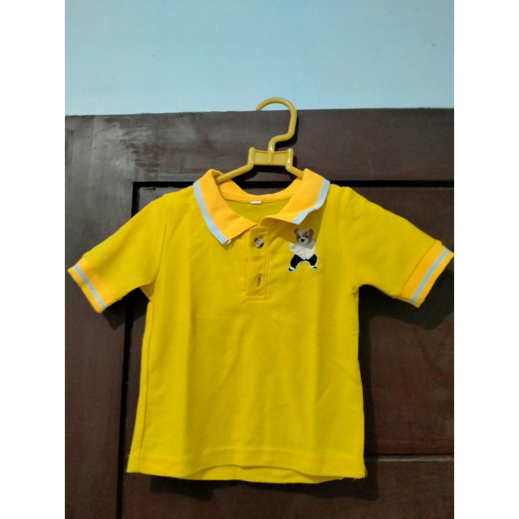 PL kaos anak lengan pendek