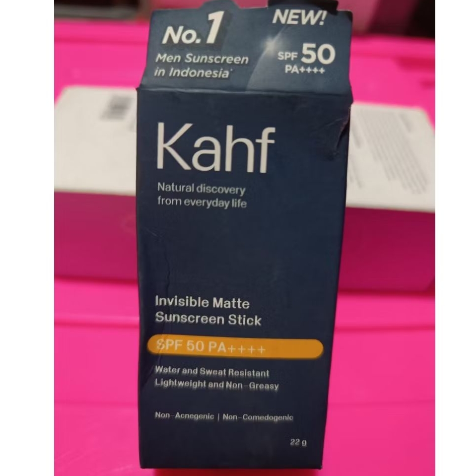 Kahf Sunscreen Stick SPF 50 PA++++ 22g REJECT KEMASAN