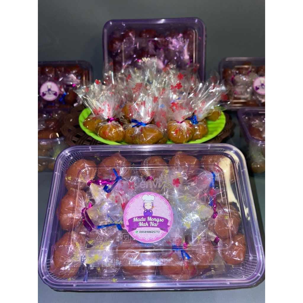 Madumongso ketan hitam Maknar 500gram Homemade Makanan jadul bahan alami 100%gula asli