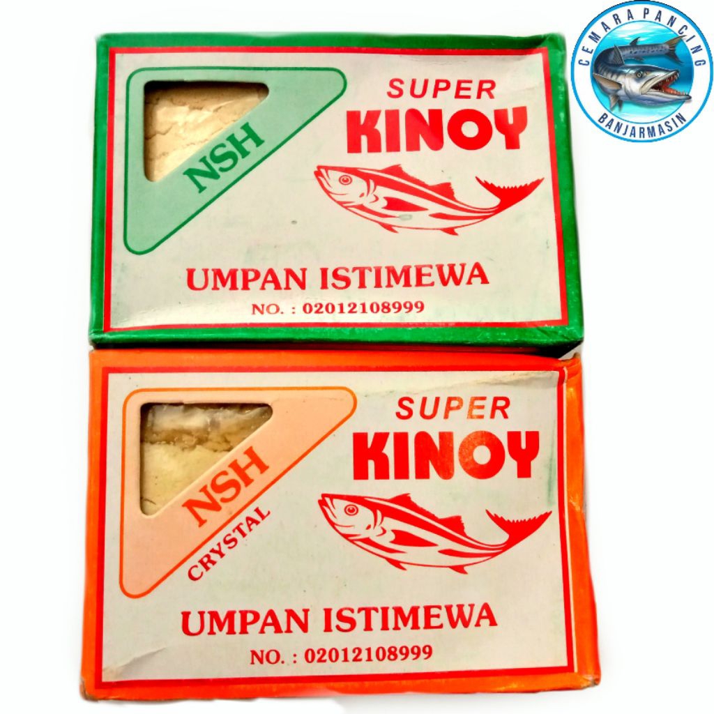 UMPAN KINOY KOTAK HIJAU - OREN - UMPAN MANCING