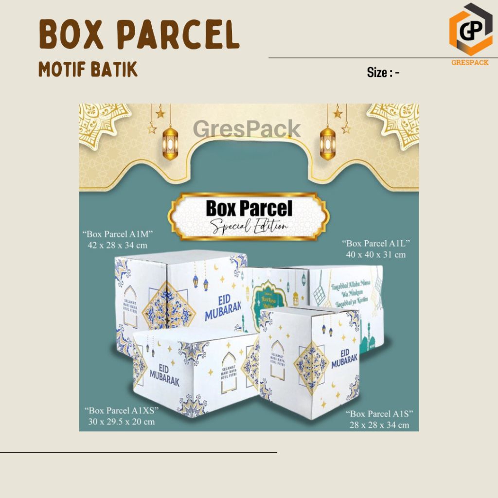 Dus Parsel Motif Batik/Dus Lebaran/Box Parsel