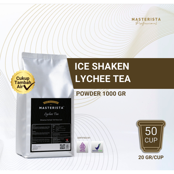 Bubuk Minuman Masterista Lychee Tea 1kg / Bubuk Minuman Rasa Leci / Bubuk Leci Tea