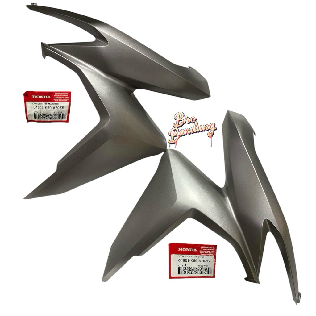 Cover sayap vario 125 150 led 2018-2022 silver 64501-K59-A70ZS 64601-K59-A70ZS ori original 64601k59