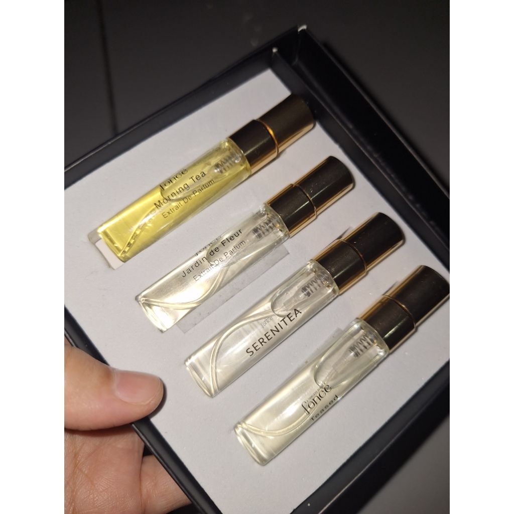 Parfum Fonce Discovery Set Preloved  - 5 mL - Fonce Teased - Fonce  Morning Tea - Fonce Serenitea - 