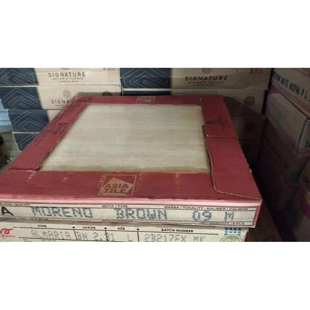 Keramik Asia Tile Moreno brown 40 x 40 kwA glossy