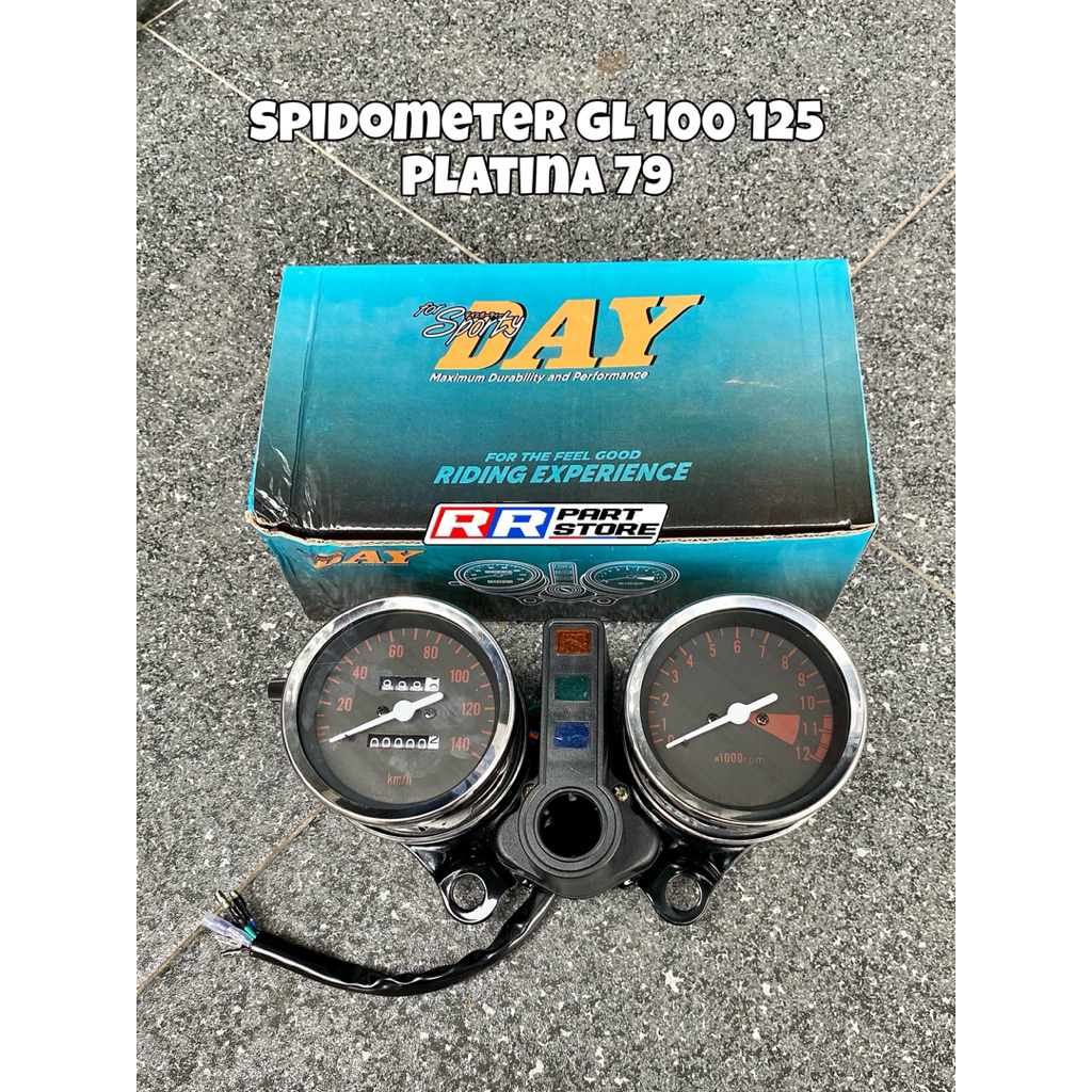 spidometer spido gl 100 125 platina 79 style