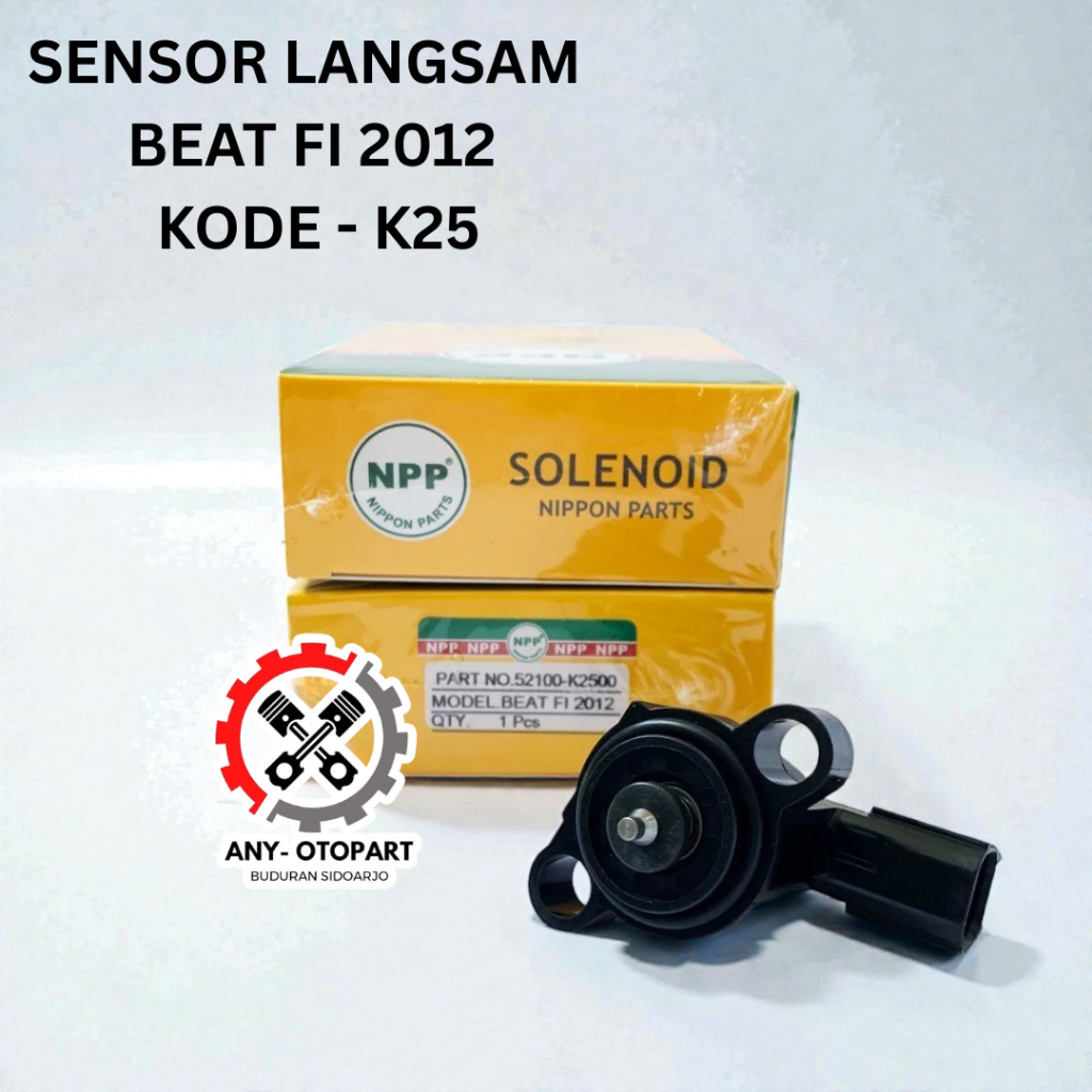 NPP SENSOR LANGSAM / ISC / SOLENOID / IACV / STATIONER GAS BEAT FI 2012 KODE K25