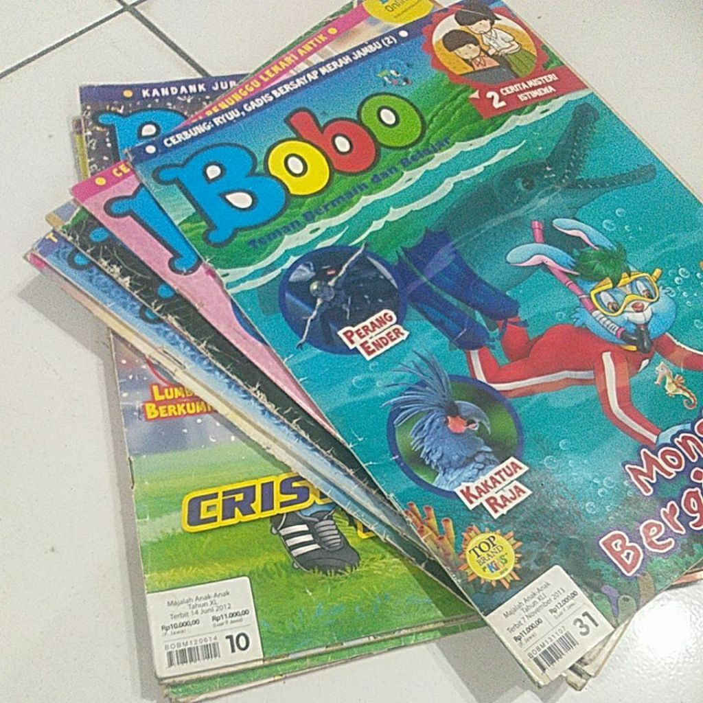 majalah bobo satu paket isi 5