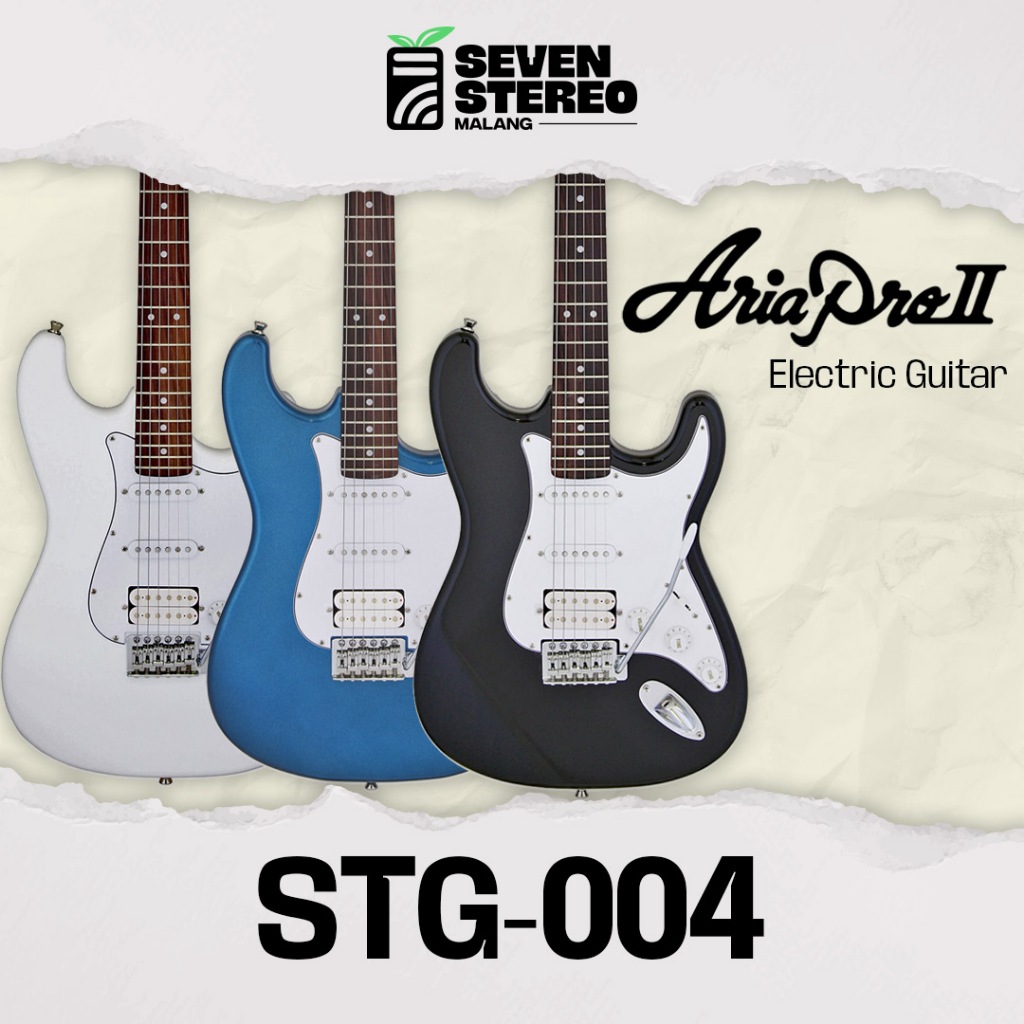 Aria Pro STG-004 Electric Guitar – Basswood Body & Maple Neck
