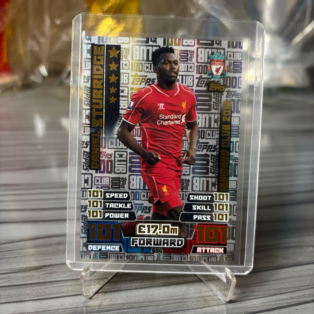 Kartu Bola Sturridge Hundred Club Match Attax 2014/2015 Liverpool