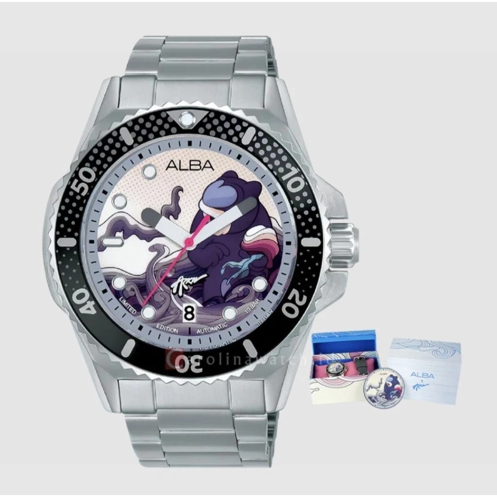 Promo Original Alba Mechanical X Arkiv Limited Edition Jam Tangan Pria AU4079 / AU4079X1 Automatic S