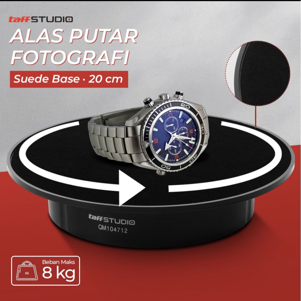 Display Alas Putar / Rotating Display / Turntable display for toys, sepatu, perhiasan, jam tangan