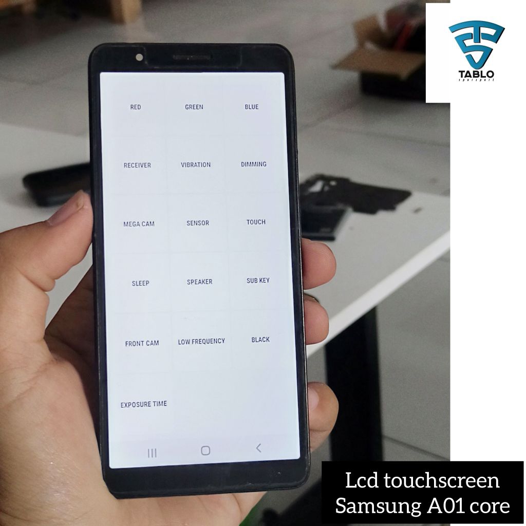 Lcd touchscreen Samsung A01 core original copotan hp
