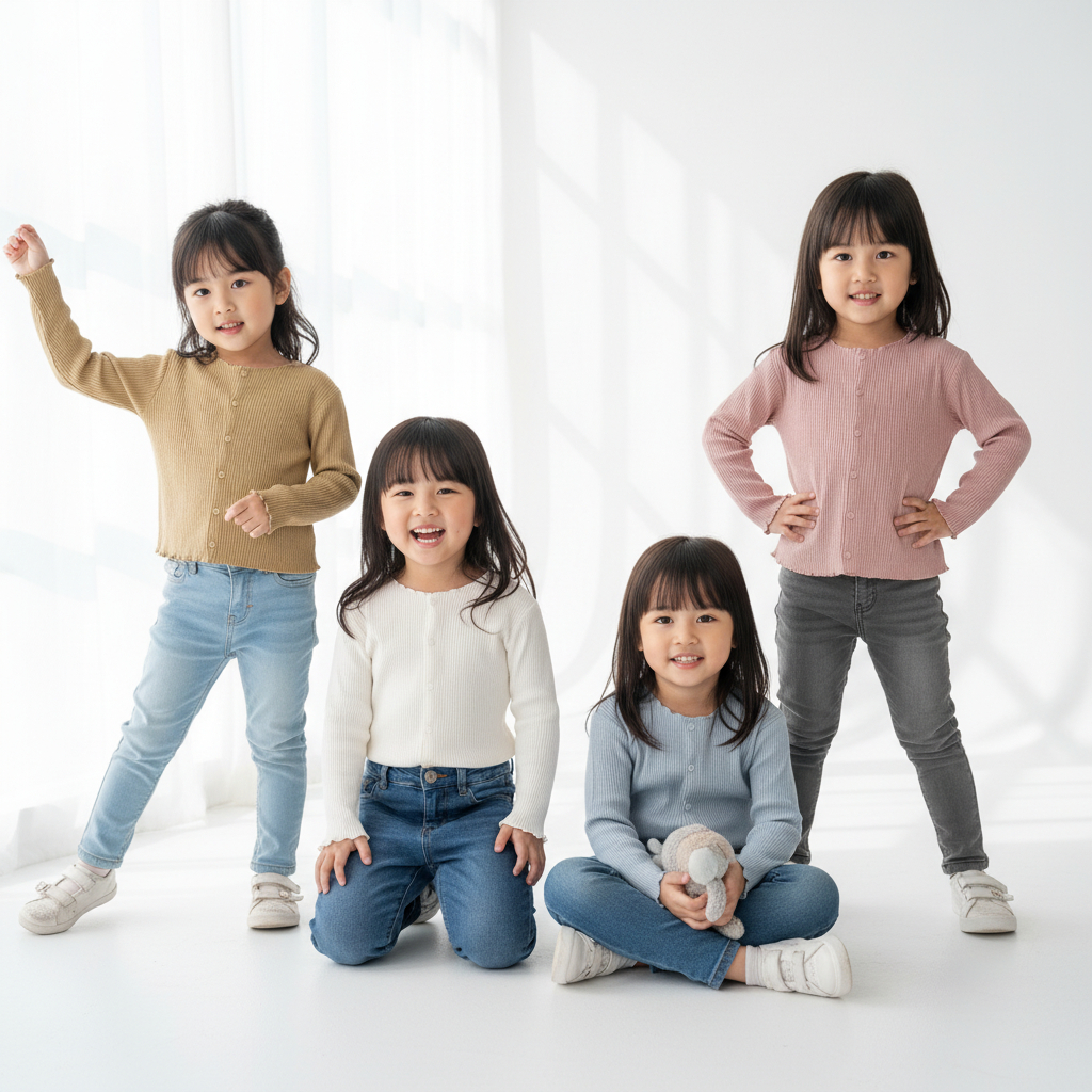 Cardigan Anak Perempuan Usia 10 Tahun Sampai 12 Tahun