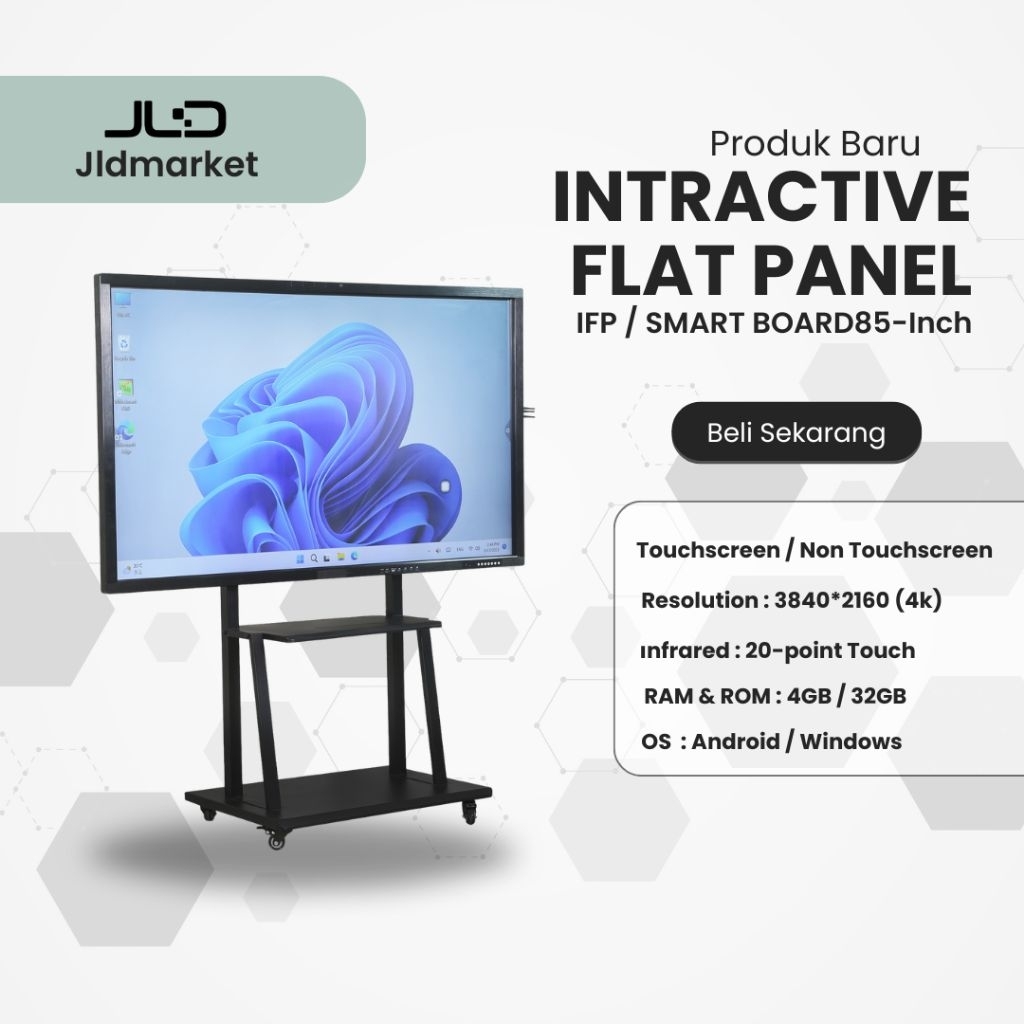 Smart Interactive Whiteboard / Interactive Flat Panel IFP( Android ) 85Inch Meeting Board 4K