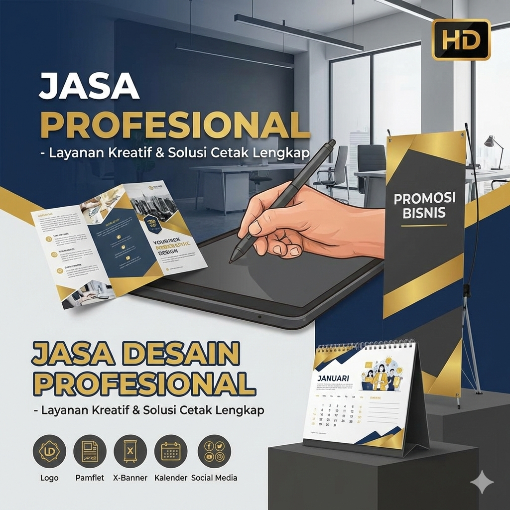 Jasa Desain Grafis/ Pamflet/ Kalender/ Logo