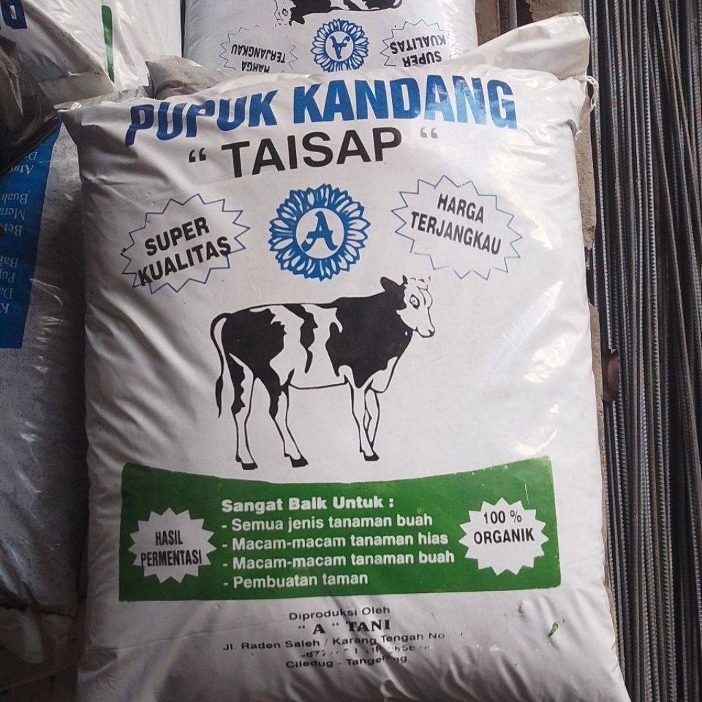 PUPUK KANDANG TAISAP HALUS isi 8 kilo persak