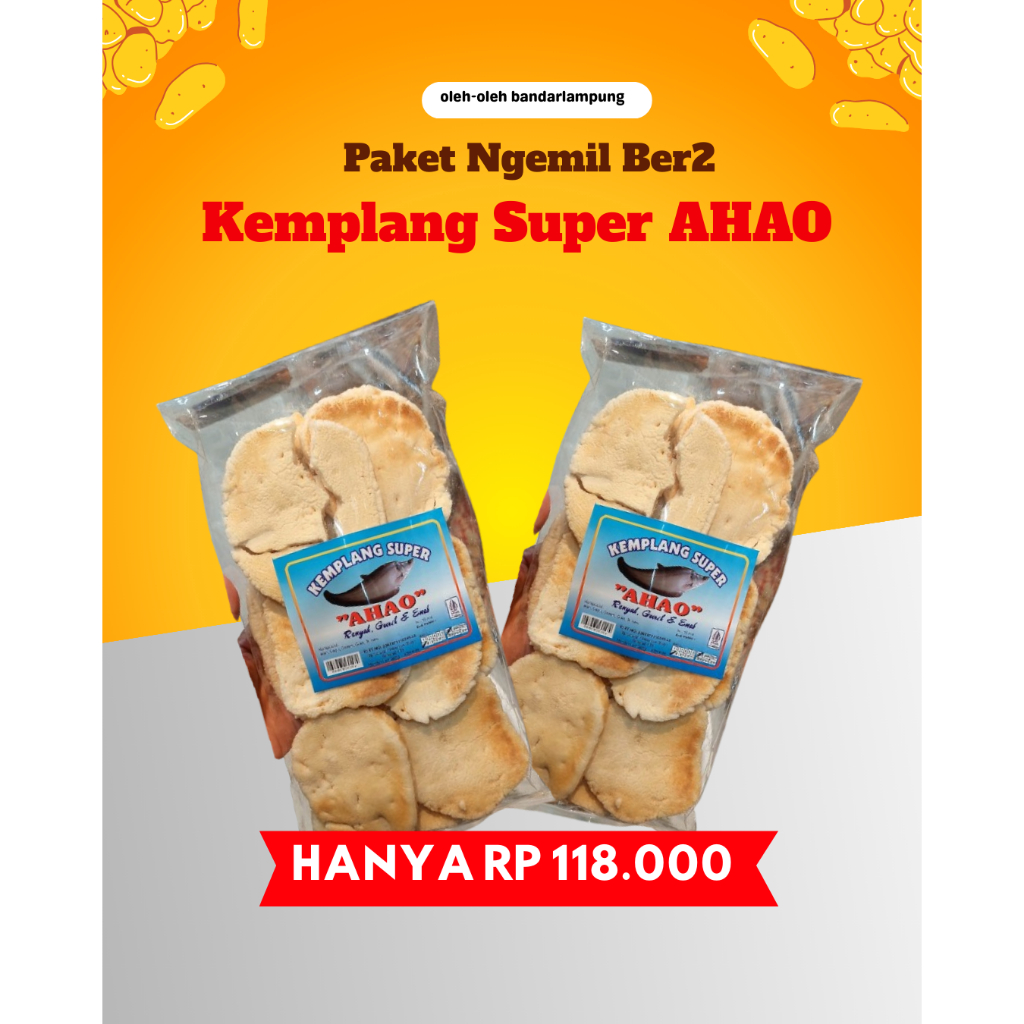 Kemplang Super AHAO Lampung paket Ngemil ber2