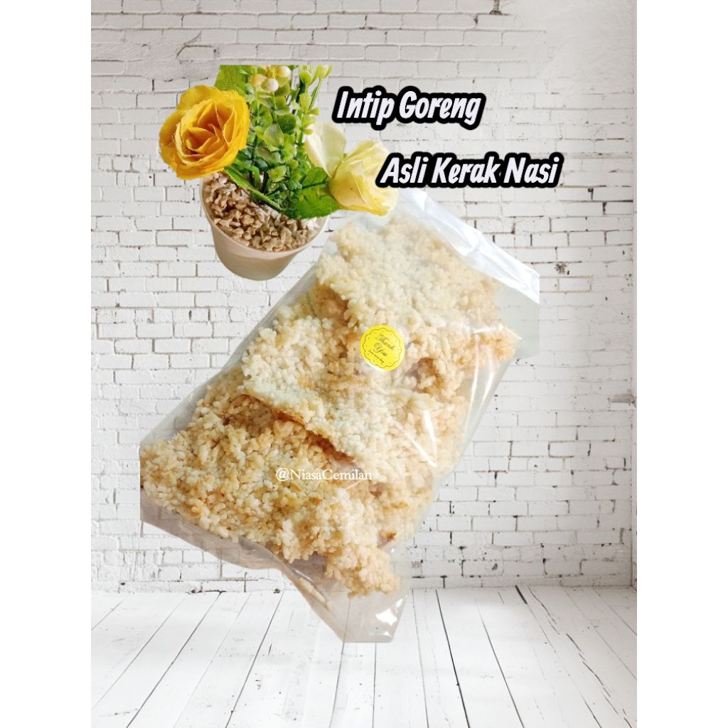 NiasaOfficial - Intip Goreng Kerak Nasi Asli 200gr –Rengginang / Camilan Tradisional Renyah Gurih Mu