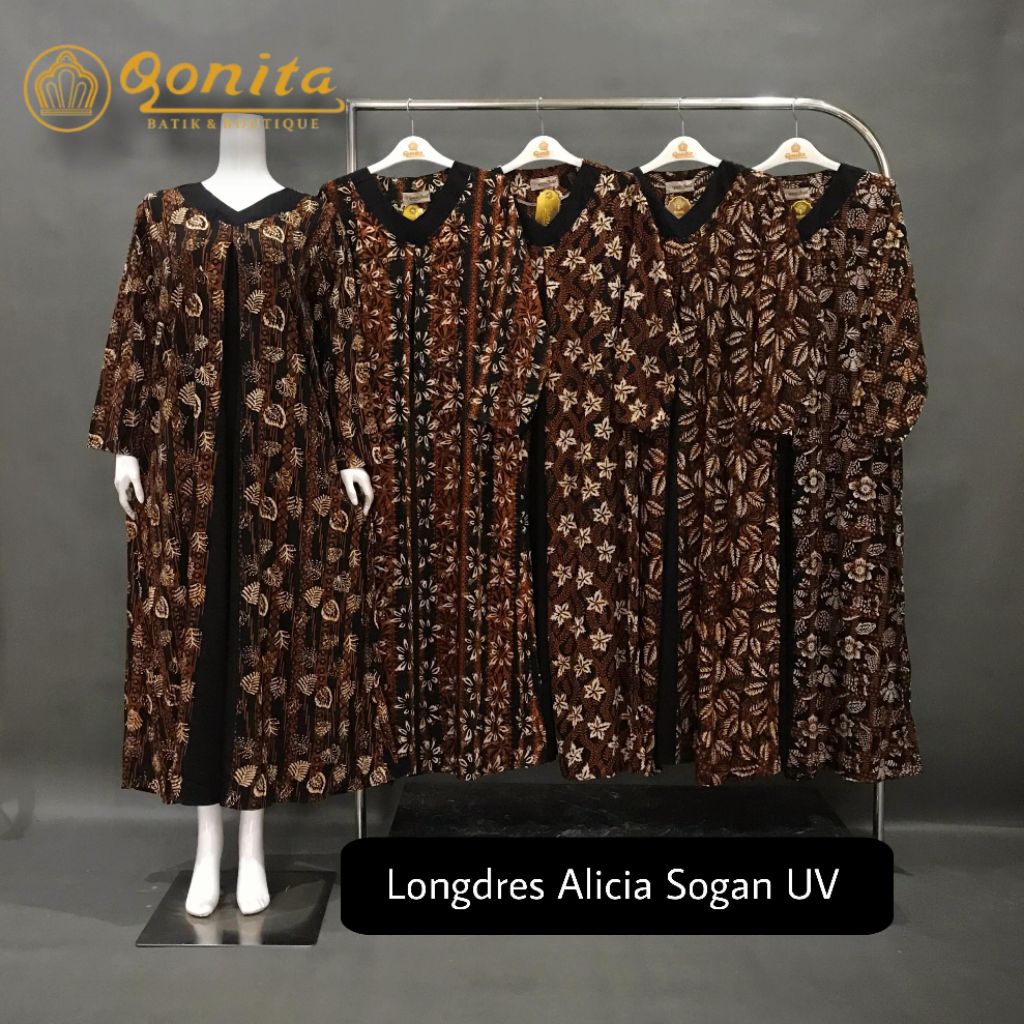 Qonita Batik  - Longdress Alicia Sogan