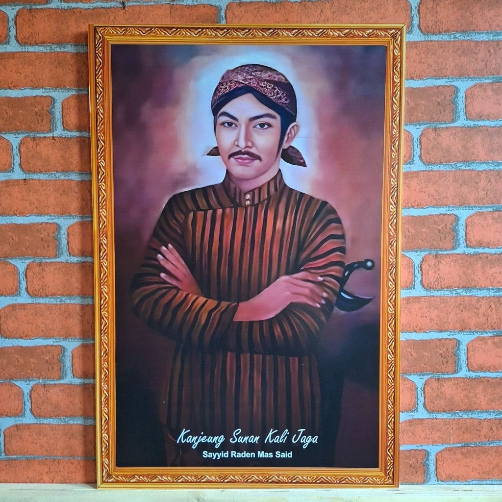 poster foto SUNAN KALIJAGA 30X×45, hiasan dindinh habaib dan ulama