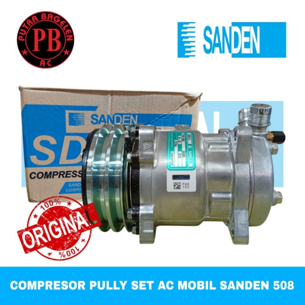 compresor kompresor ac mobil ory sanden 508